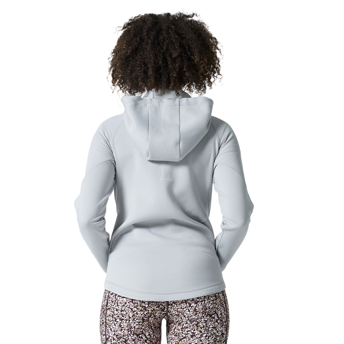 Ell/Voo Womens Tova Zip Thru Hoodie - Grey slider