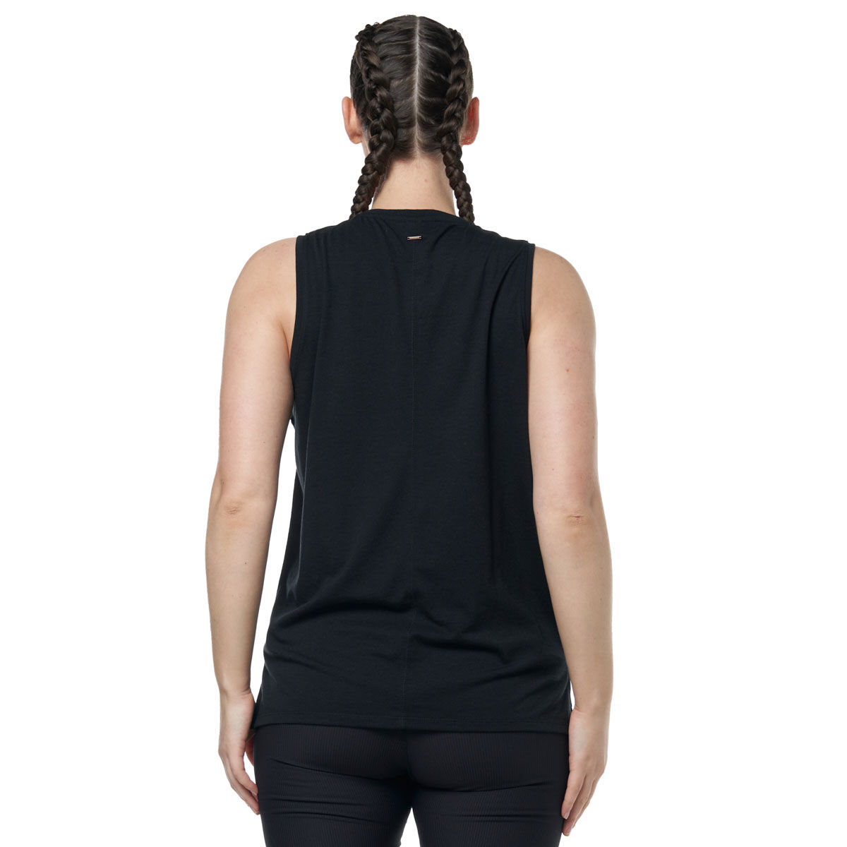 Ell/Voo Womens Trinity Muscle Tank - Black slider