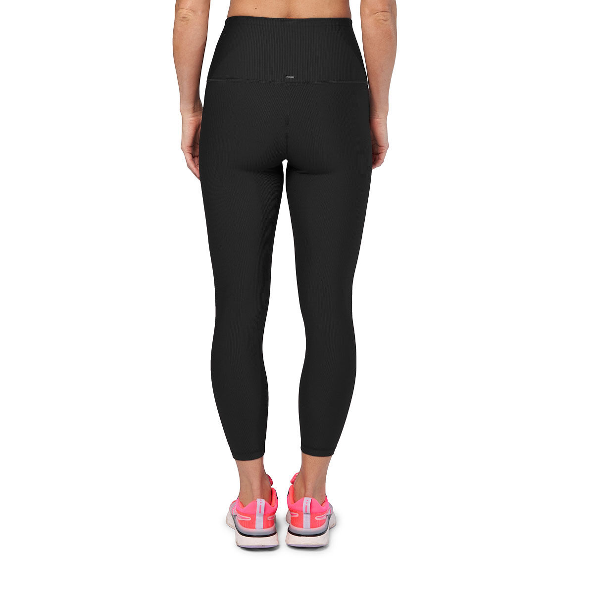 Ell/Voo Womens Trinity Ribbed 7/8 Tights Black XXS - Black slider