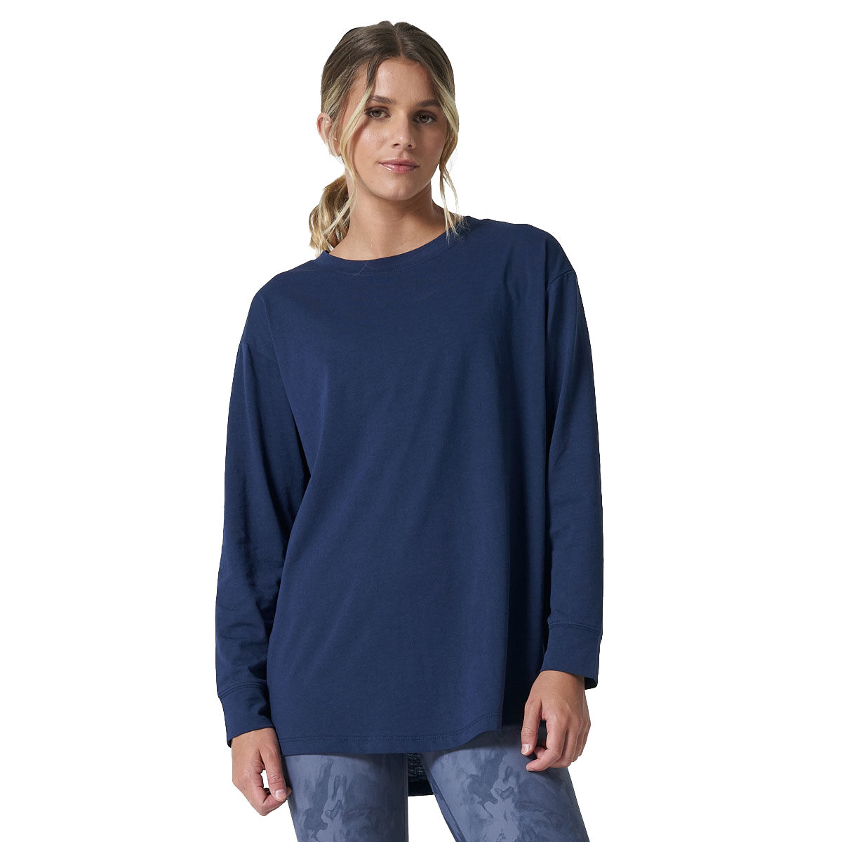 Ell/Voo Womens Vanessa Long Sleeve Tee - White slider