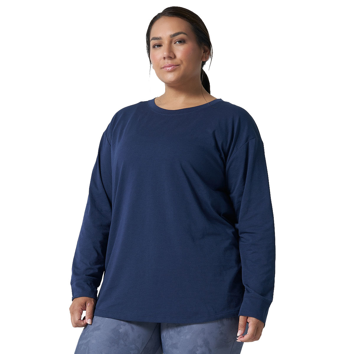 Ell/Voo Womens Vanessa Long Sleeve Tee - White slider