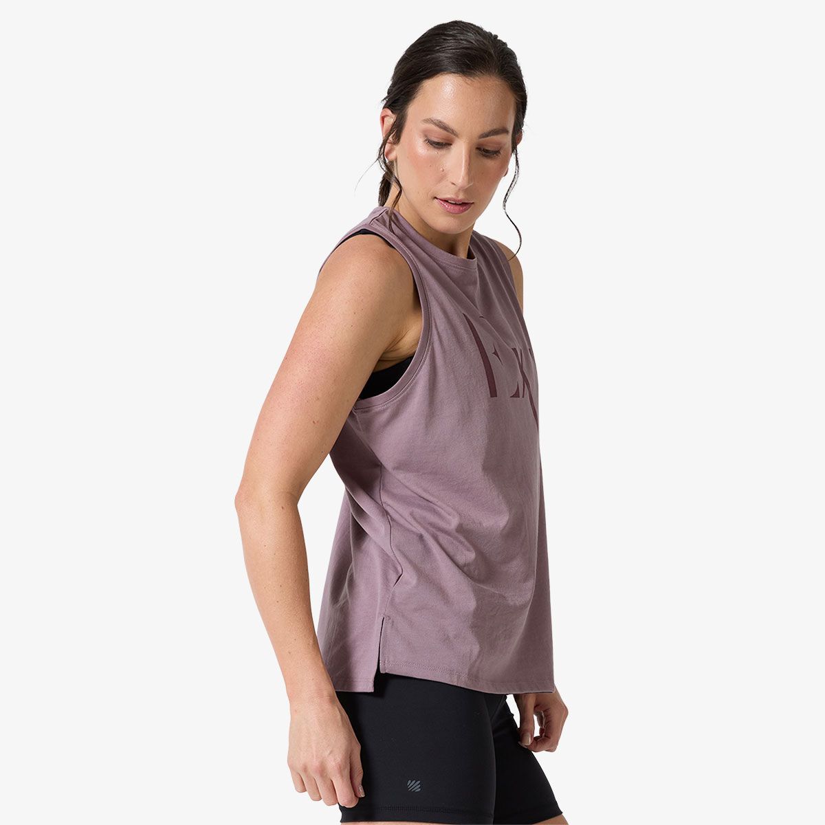 Ell/Voo Womens VT Taylor Muscle Tank - Mauve slider