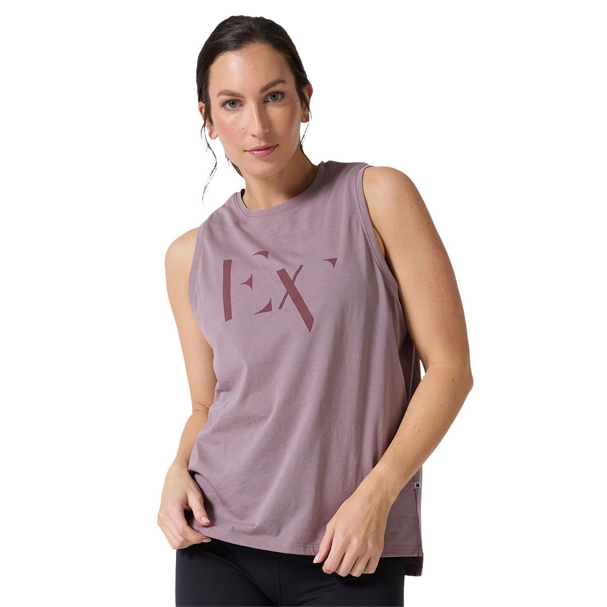 Ell/Voo Womens VT Taylor Muscle Tank - Mauve slider