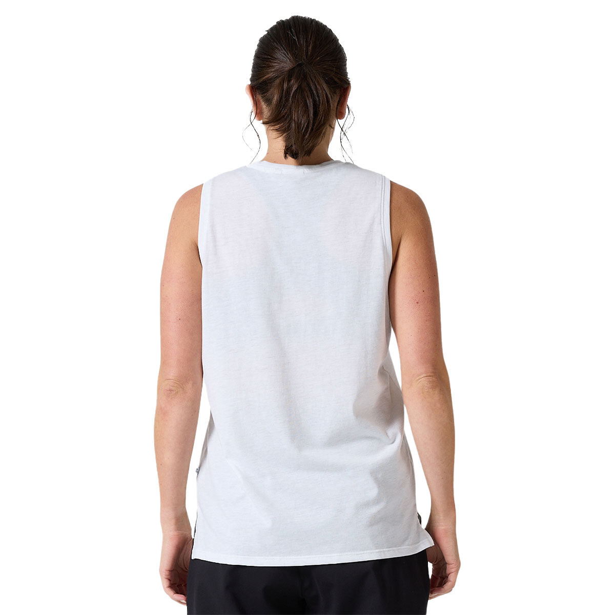 Ell/Voo Womens VT Taylor Muscle Tank - White marle slider