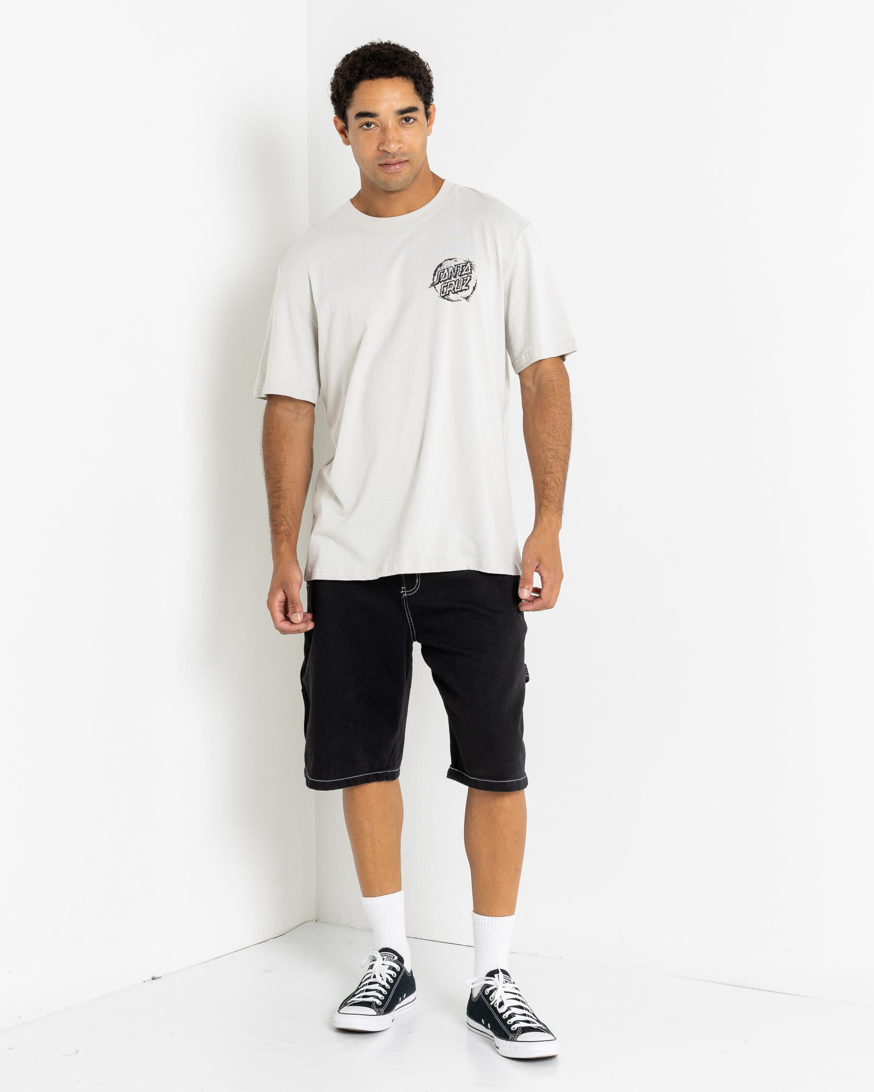 Erode Dot Mono T-Shirt - Concrete slider