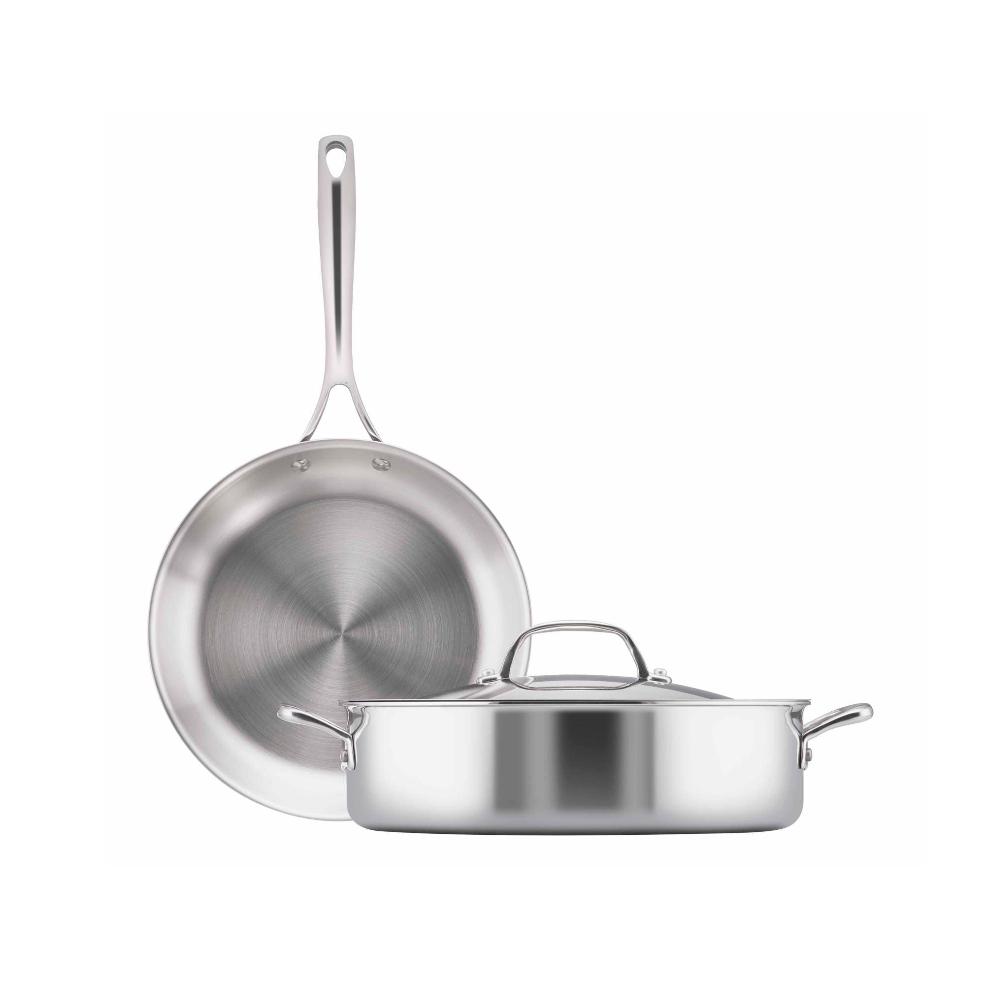 Essteele Eternità Clad Stainless Steel Induction 2 Piece Cookware Set