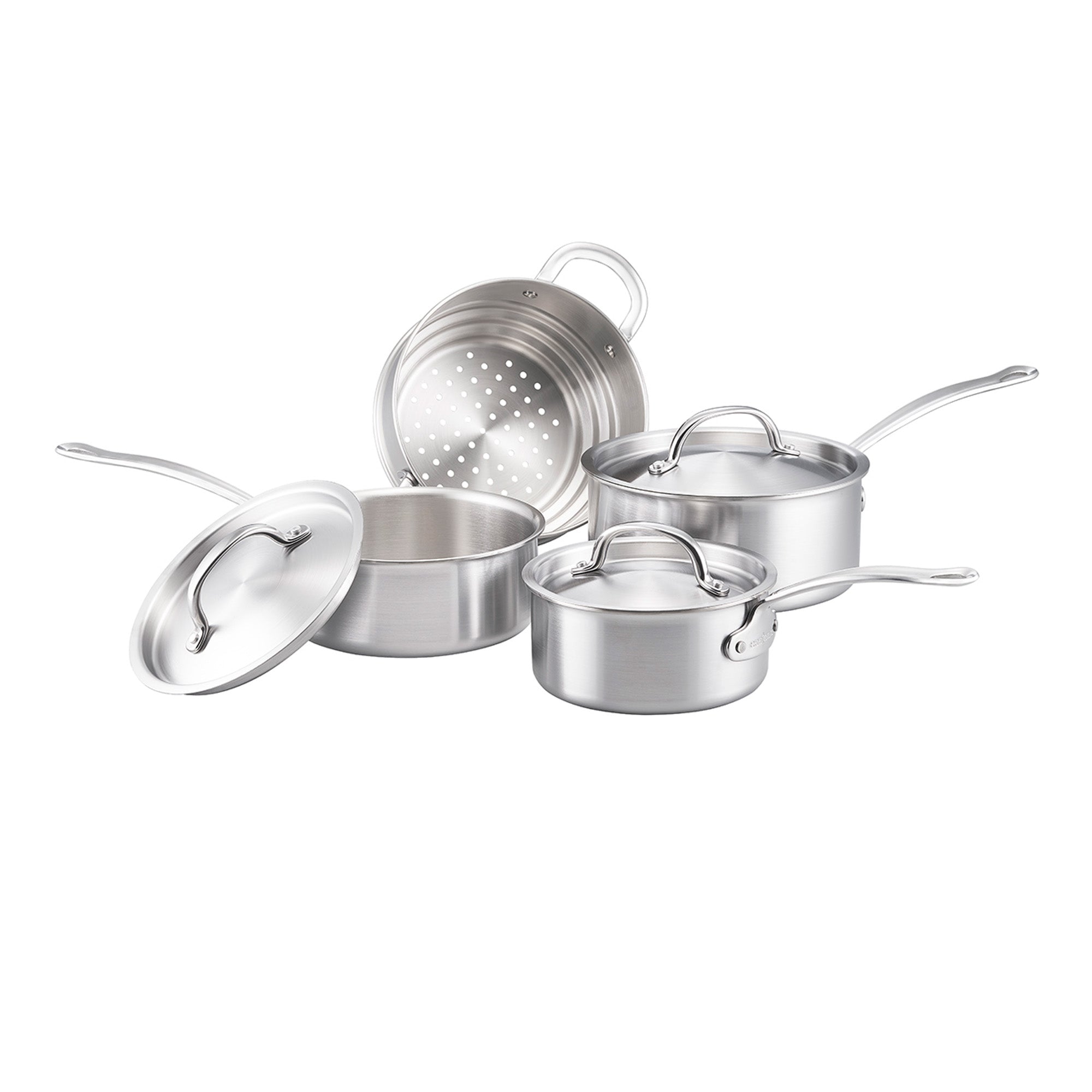 Essteele Per Amore Clad Stainless Steel Induction 4 Piece Cookware Set slider