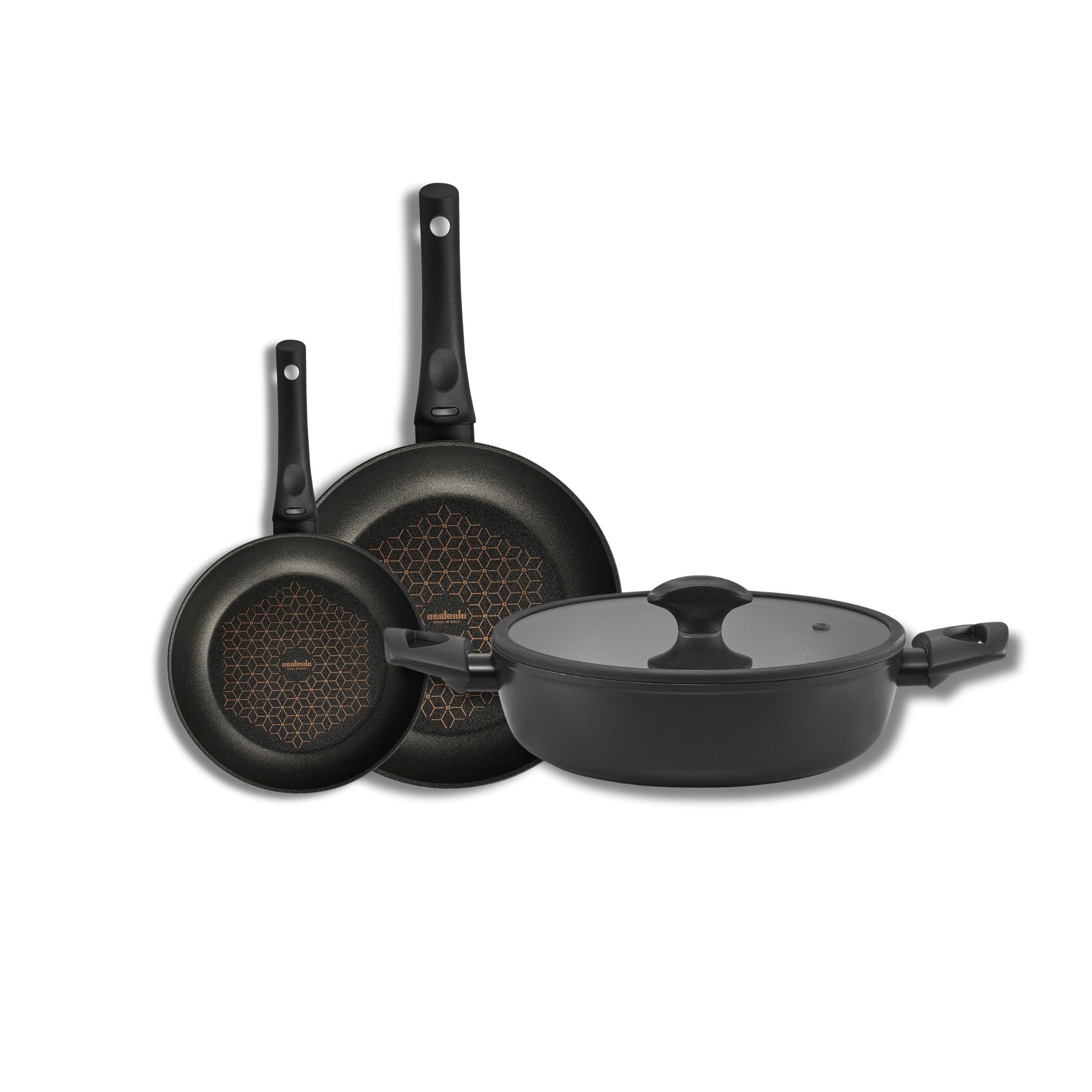 Essteele Per Salute Nonstick Induction 3 Piece Essentials Cookware Set slider