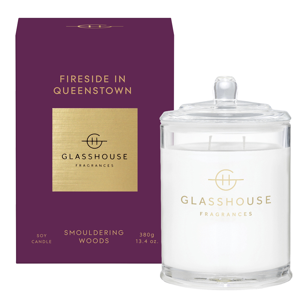 Fireside In Queenstown Shouldering Woods Soy Candle slider