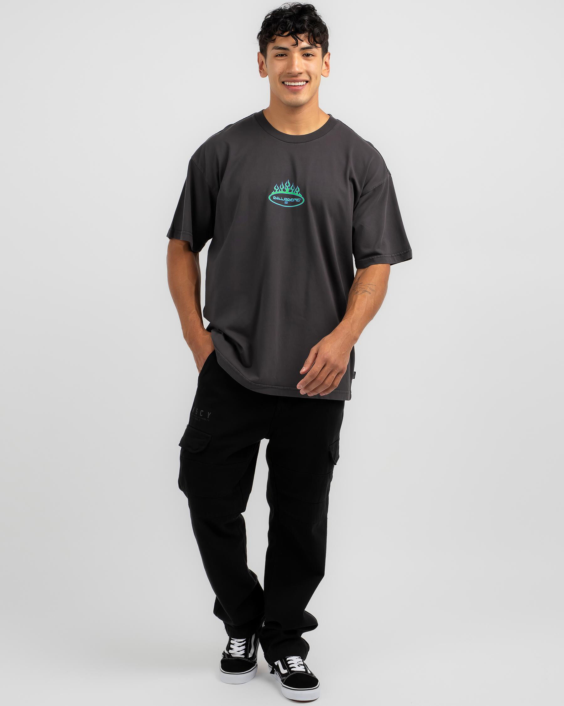 Firey OG T-Shirt - Washed Black slider