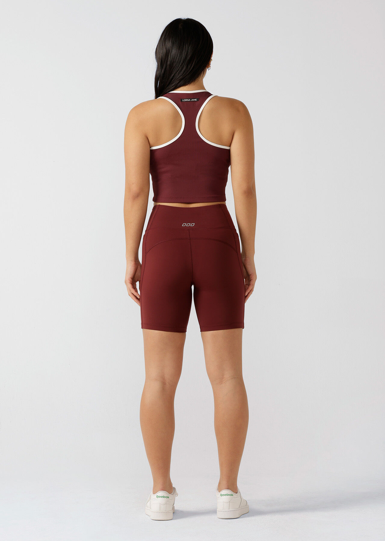 First Serve Rib Active Tank - Maroon slider