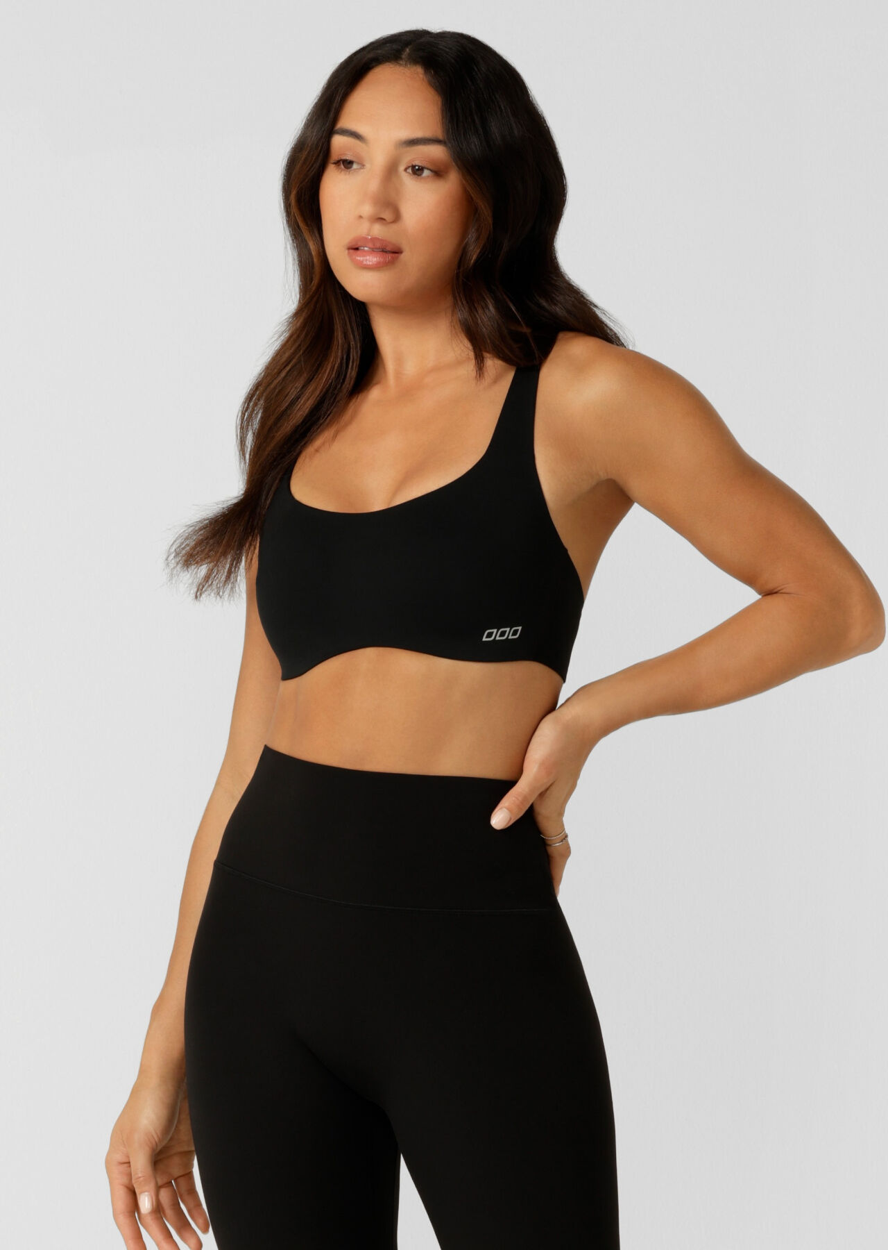 Flex Appeal Moulded Sports Bra - Black slider