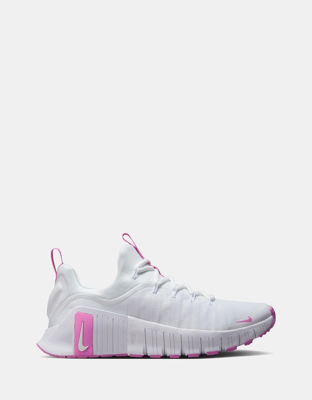 Free Metcon 6 - Women's - White & Playful Pink