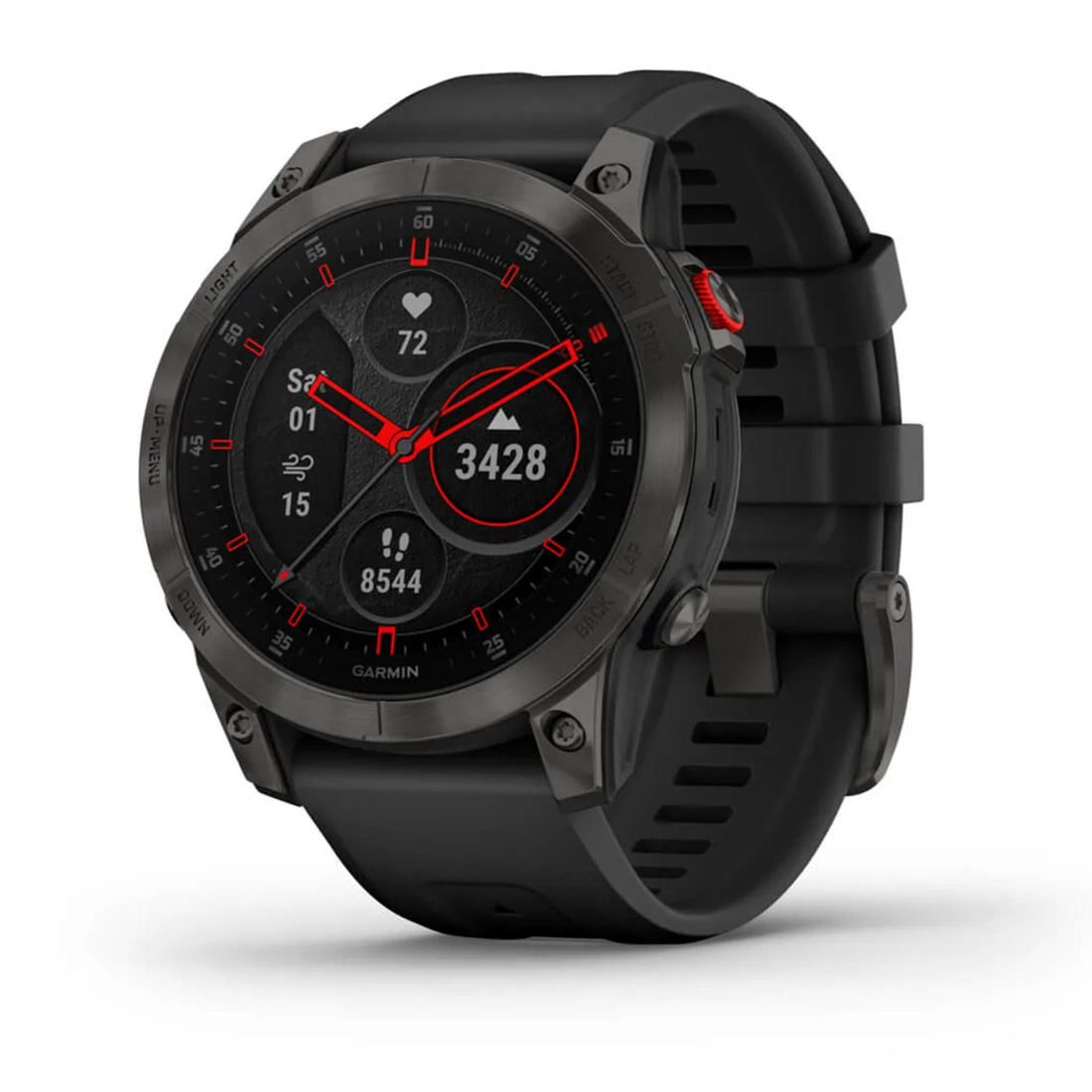 Garmin Epix Gen 2 Premium Active Smartwatch 47mm Black Titanium w/ Black Band (Sapphier Edition)