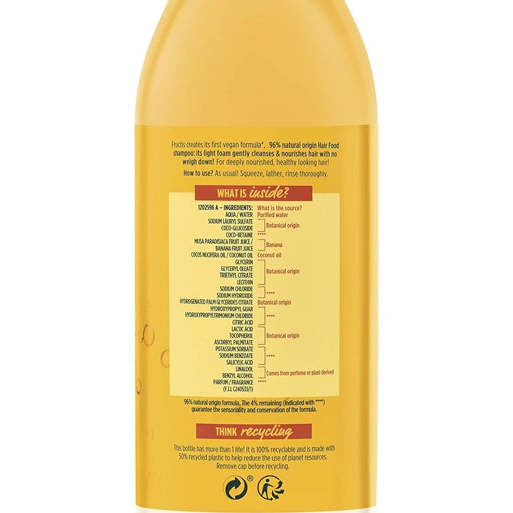 Garnier Fructis Nourishing Shampoo Banana Hair Food 350ml slider