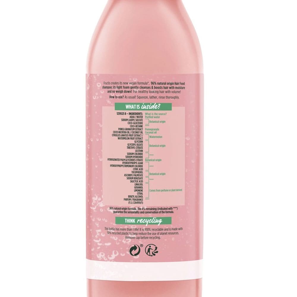 Garnier Fructis Shampoo Watermelon Hair Food 350ml slider