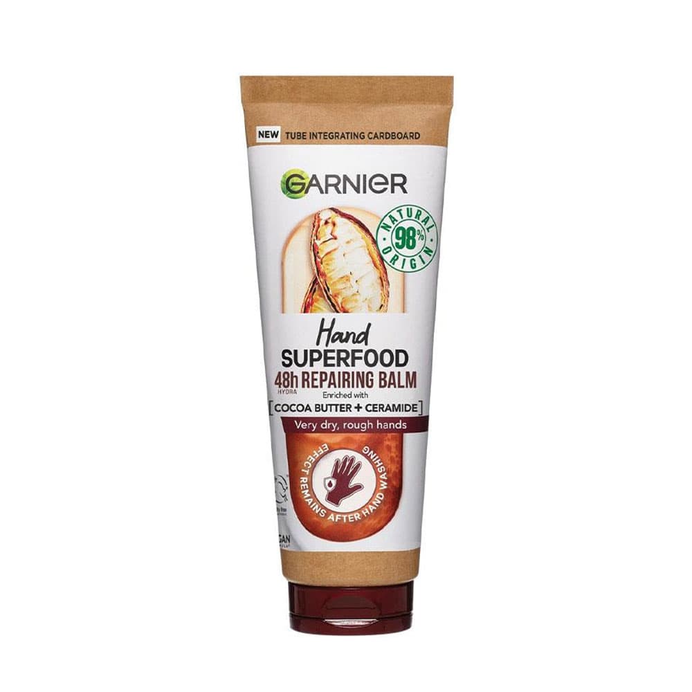 Garnier Hand Super Food Cocoa Ceramide 48hr Repairing Balm 75ml slider