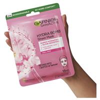 Garnier Hydra Bomb Hyaluronic Acid + Sakura Sheet Mask slider