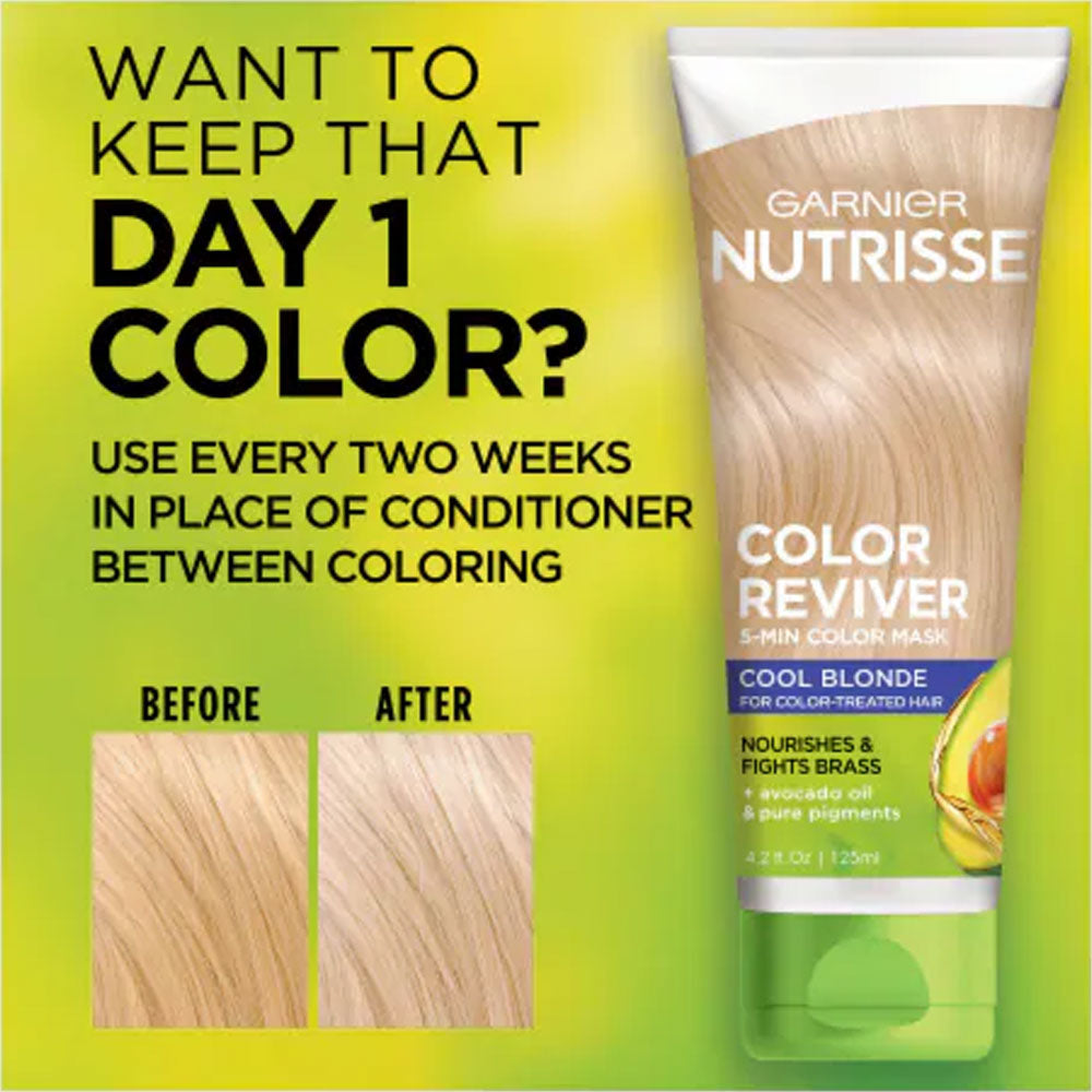Garnier Nutrisse Color Reviver 5-Min Color Mask Cool Blonde 125ml slider