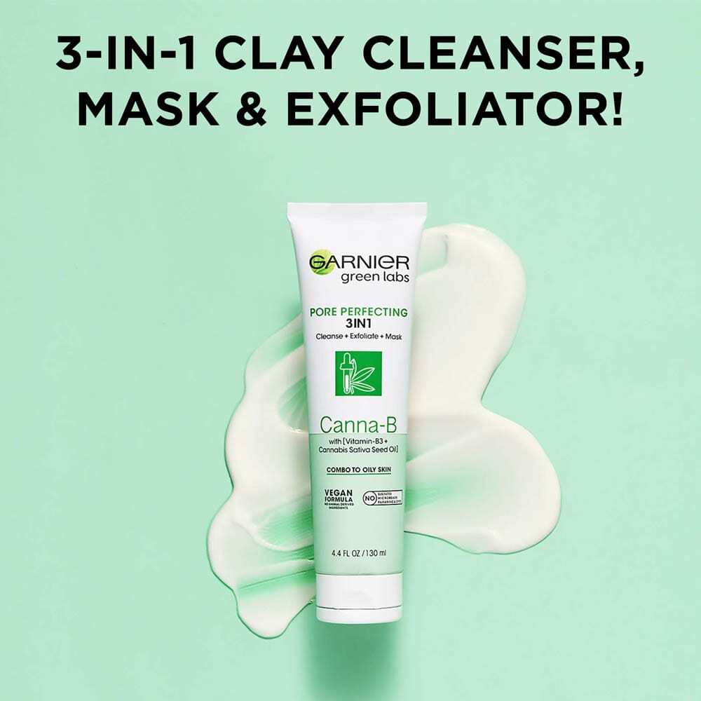 Garnier Pore Perfecting 3-In-1 Cleanse + Exfoliate + Mask 130ml slider