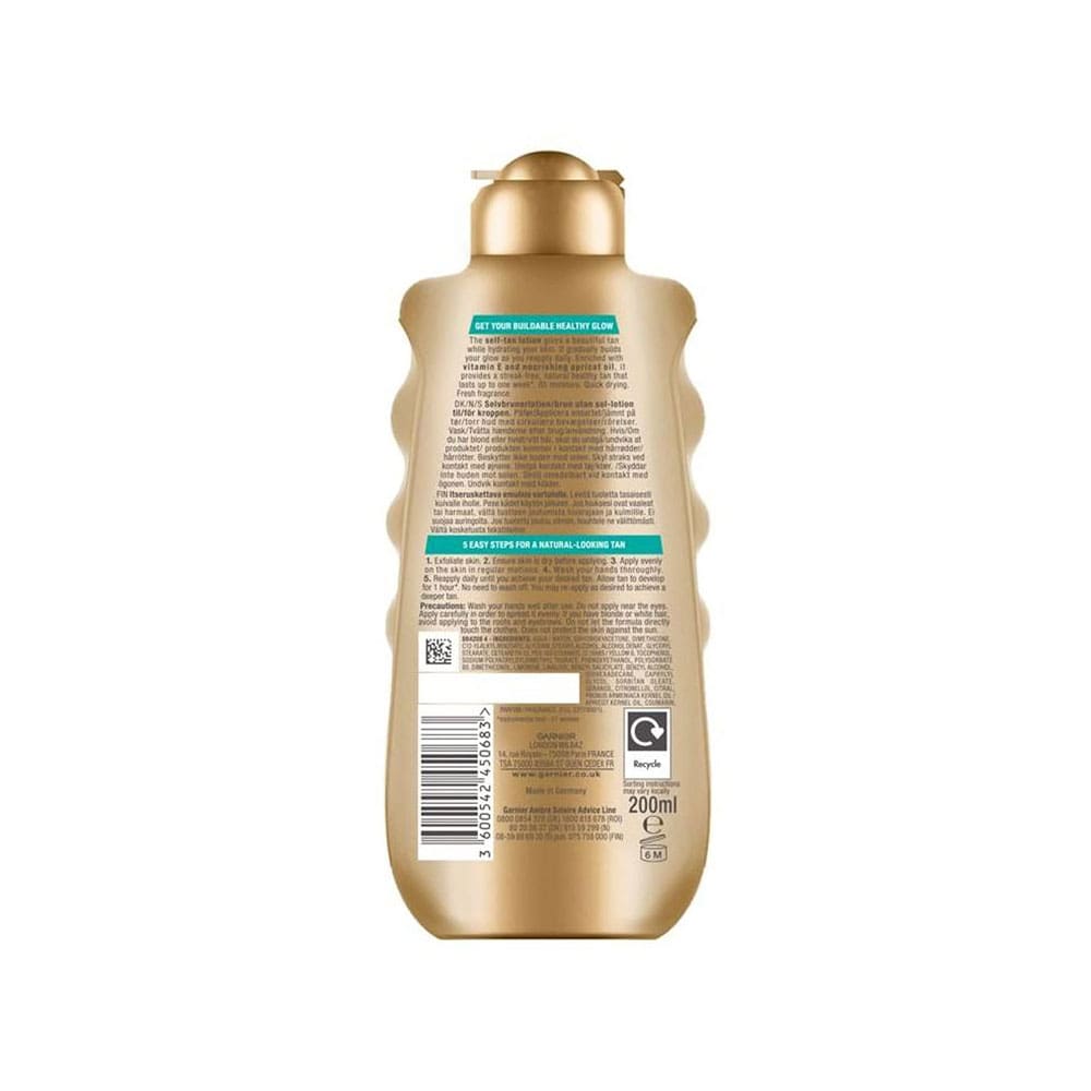 Garnier Self Tan Lotion Natural Bronzer Vitamin E Medium 200ml slider
