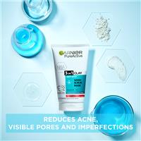 Garnier SkinActive Pure Active 3 in 1 Wash, Scrub & Mask 150mL slider