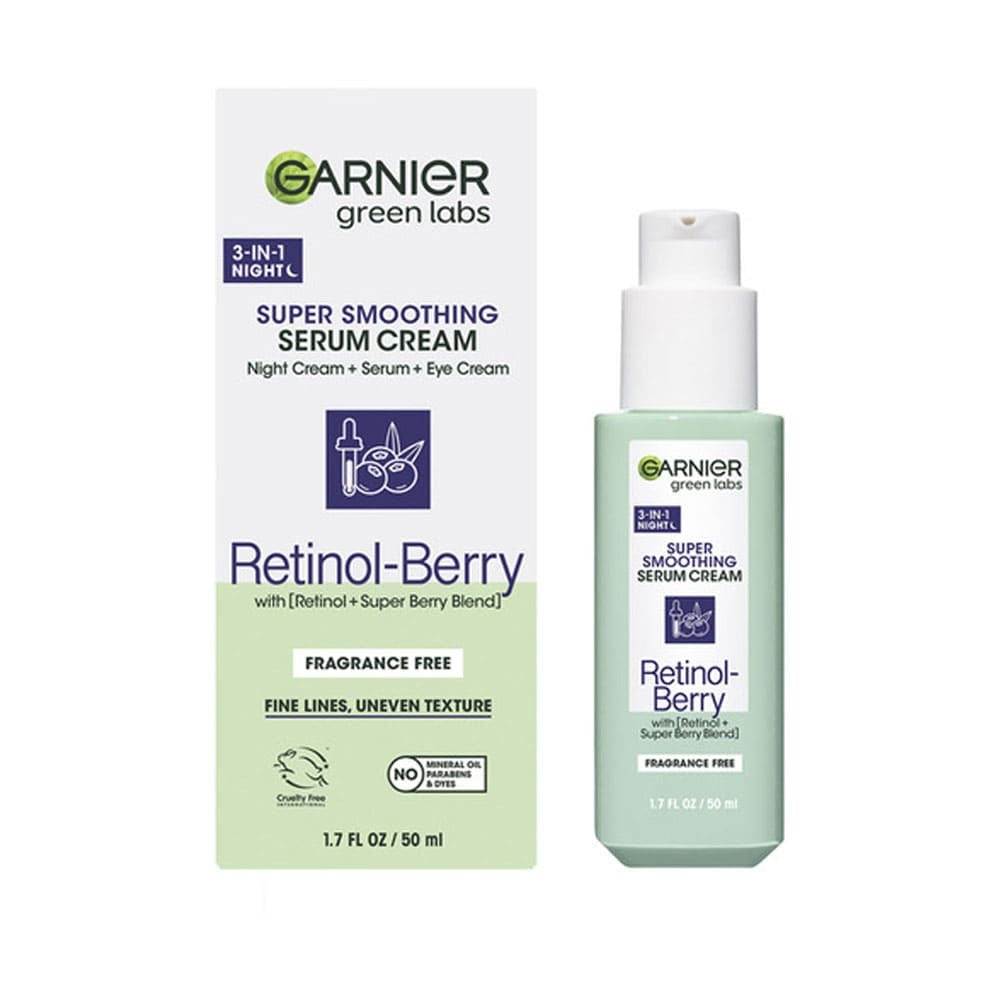 Garnier Super Smoothing Serum Cream Retinol Berry Fragrance Free 50ml slider