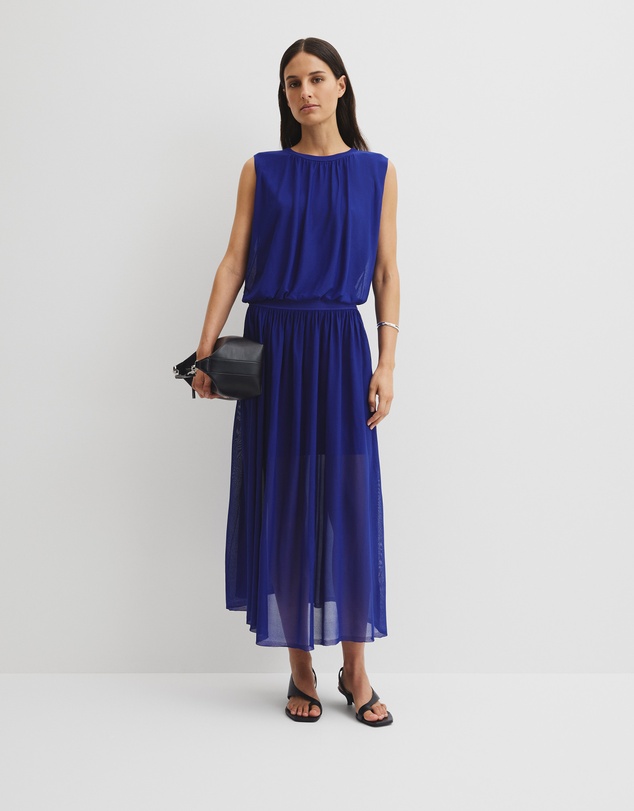 Gauze Knit Top - Ultra Blue