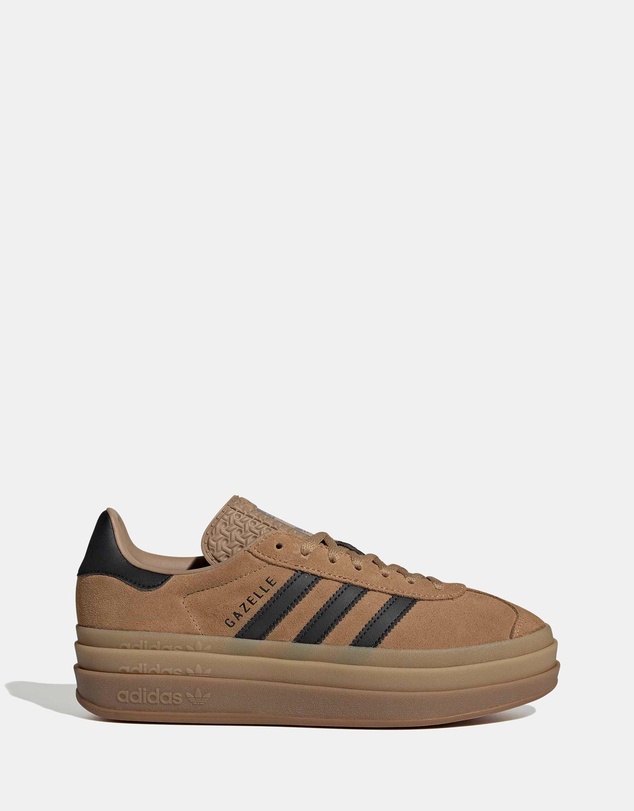 Gazelle Bold Shoes - Women's - Cardboard, Core Black & Gum 2