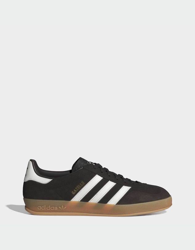 Gazelle Indoor Shoes Mens - Aurora Coffee / Core White / Gum