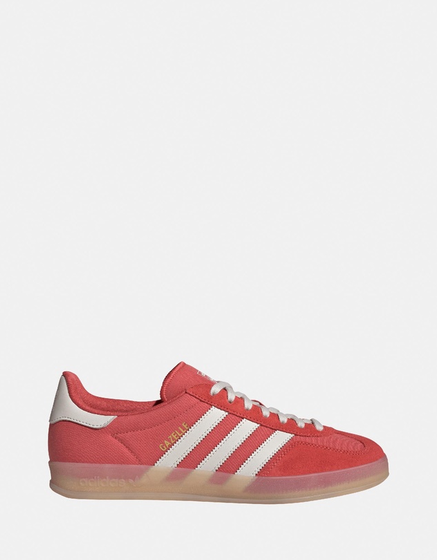 Gazelle Indoor Shoes - Unisex - Crew Red, Alumina & Magic Beige