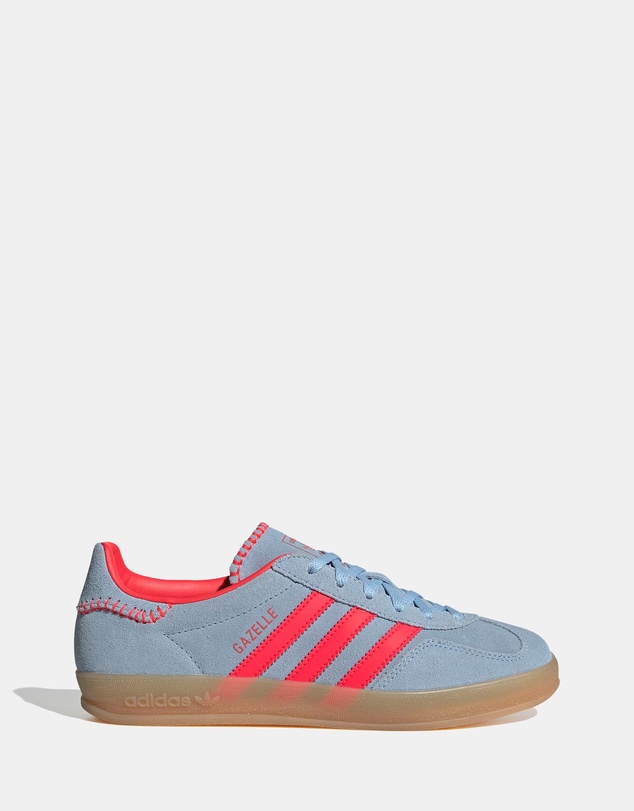 Gazelle Indoor Shoes - Women's - Lucid Red, Clear Sky & Lucid Red