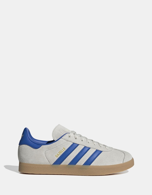 Gazelle Shoes - Unisex - Alumina, Blue & Gum 3