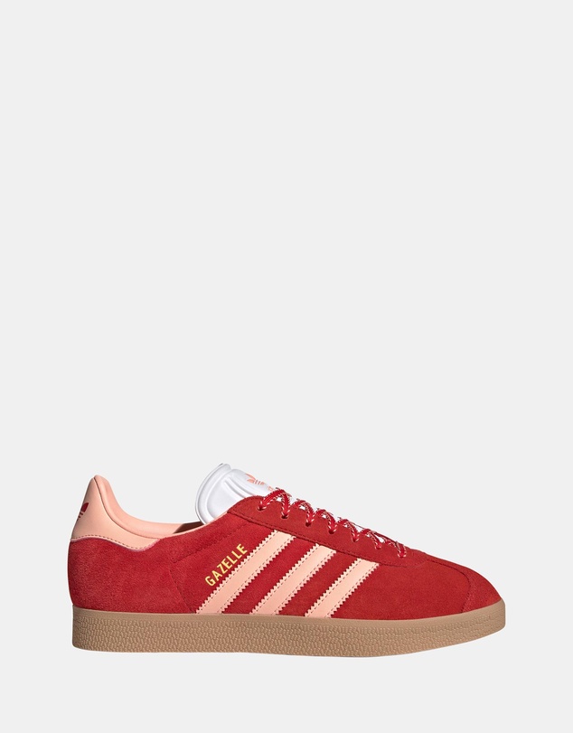 Gazelle - Women's - Better Scarlet, Glow Pink & Gold Metallic