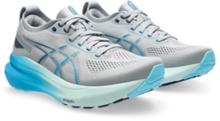 GEL-KAYANO 31 - Piedmont Grey/Digital Aqua slider