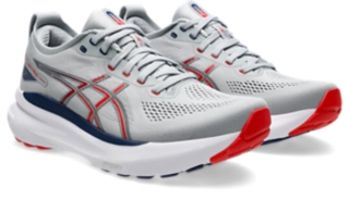 GEL-KAYANO 31 - Piedmont Grey/Fiery Red slider