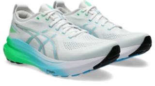 GEL-KAYANO 31 - White/Bright Cyan slider