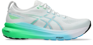 GEL-KAYANO 31 - White/Bright Cyan slider