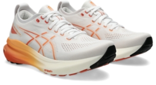 GEL-KAYANO 31 - White/Faded Orange slider