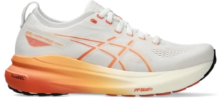 GEL-KAYANO 31 - White/Faded Orange slider