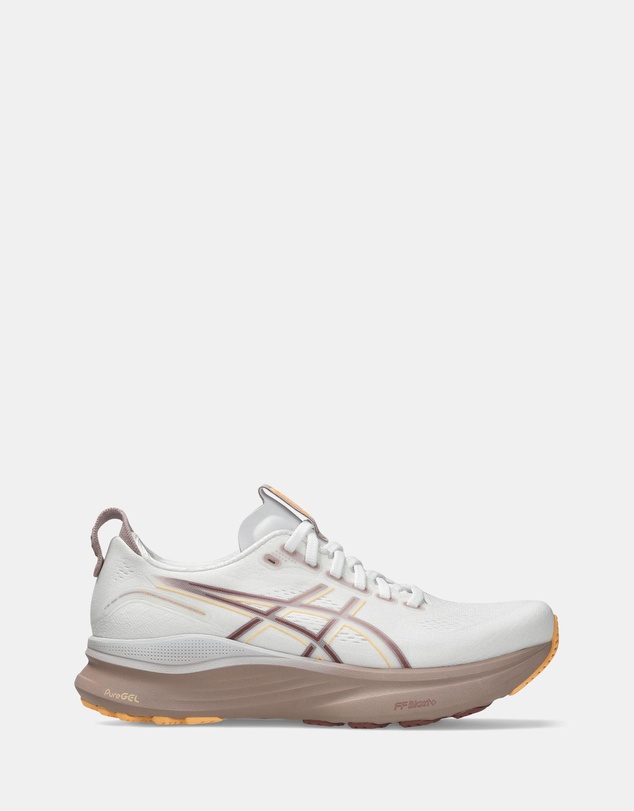 GEL-Kayano 32 (D Wide) - Women's - White/Orange Glow