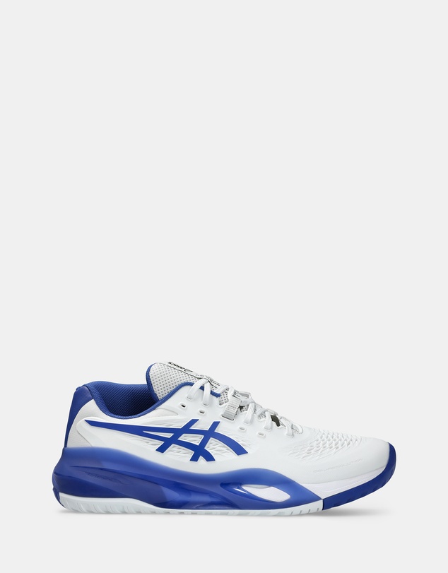 GEL-Resolution X (Hardcourt) Wide - Men's - White/Dark Cobalt