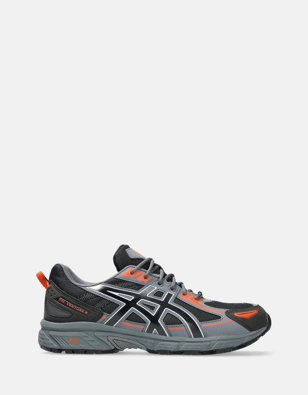 GEL-Venture 6 - Unisex - Black/Orange Mantle