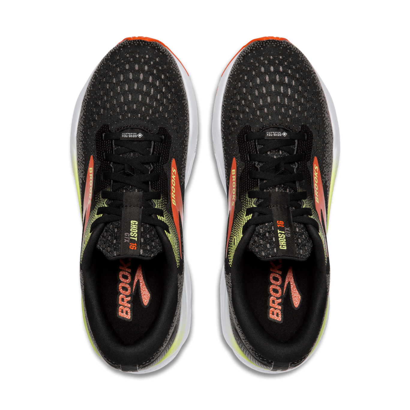 Ghost 16 GTX - 049 - BLACK/MANDARIN RED/GREEN slider