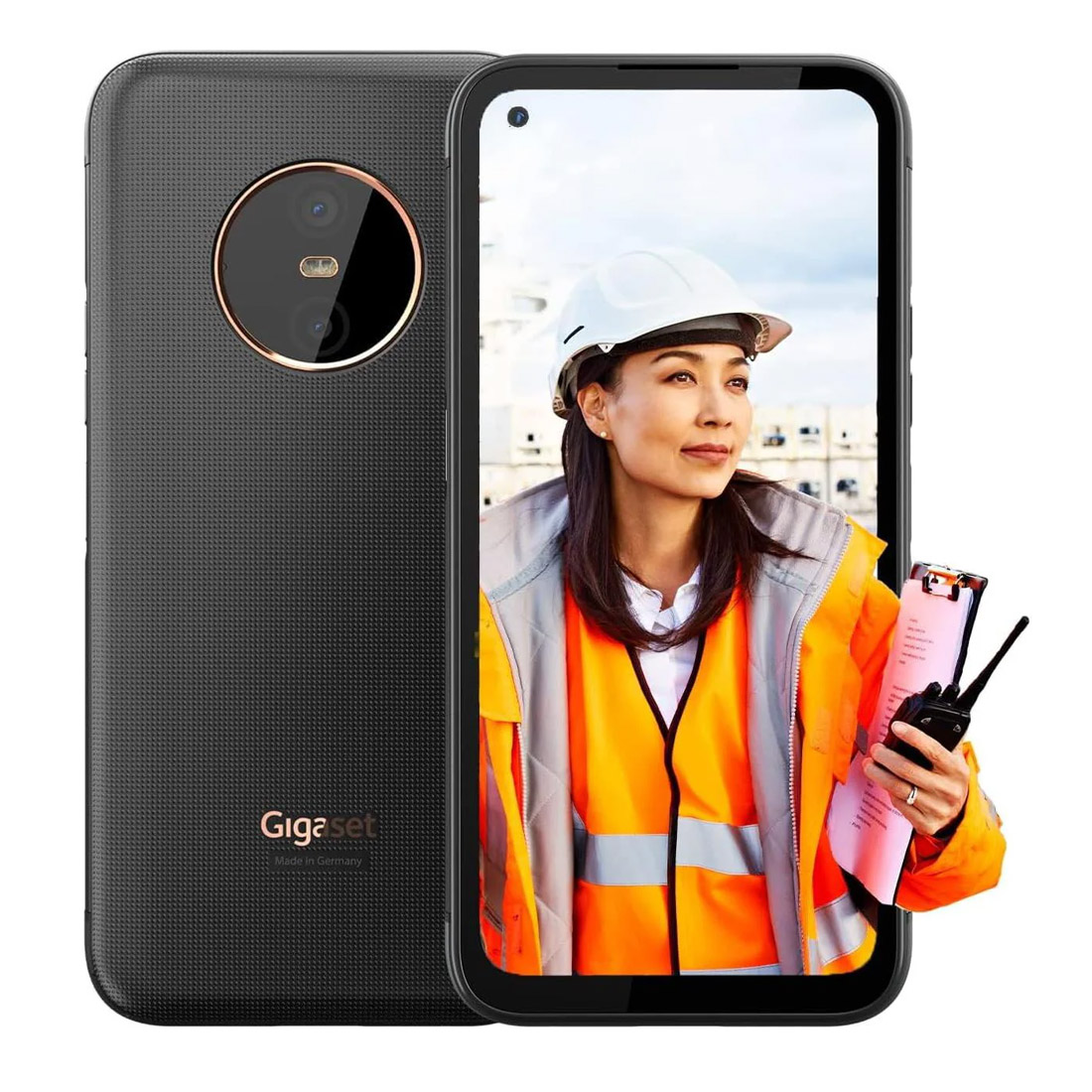 Gigaset GX6 PRO 5G Rugged Phone (Dual Sim, 128GB/8GB, 6.6'') - Titanium Black