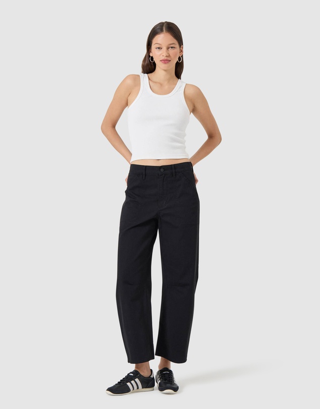 Gigi Barrel Trade Twill - Black