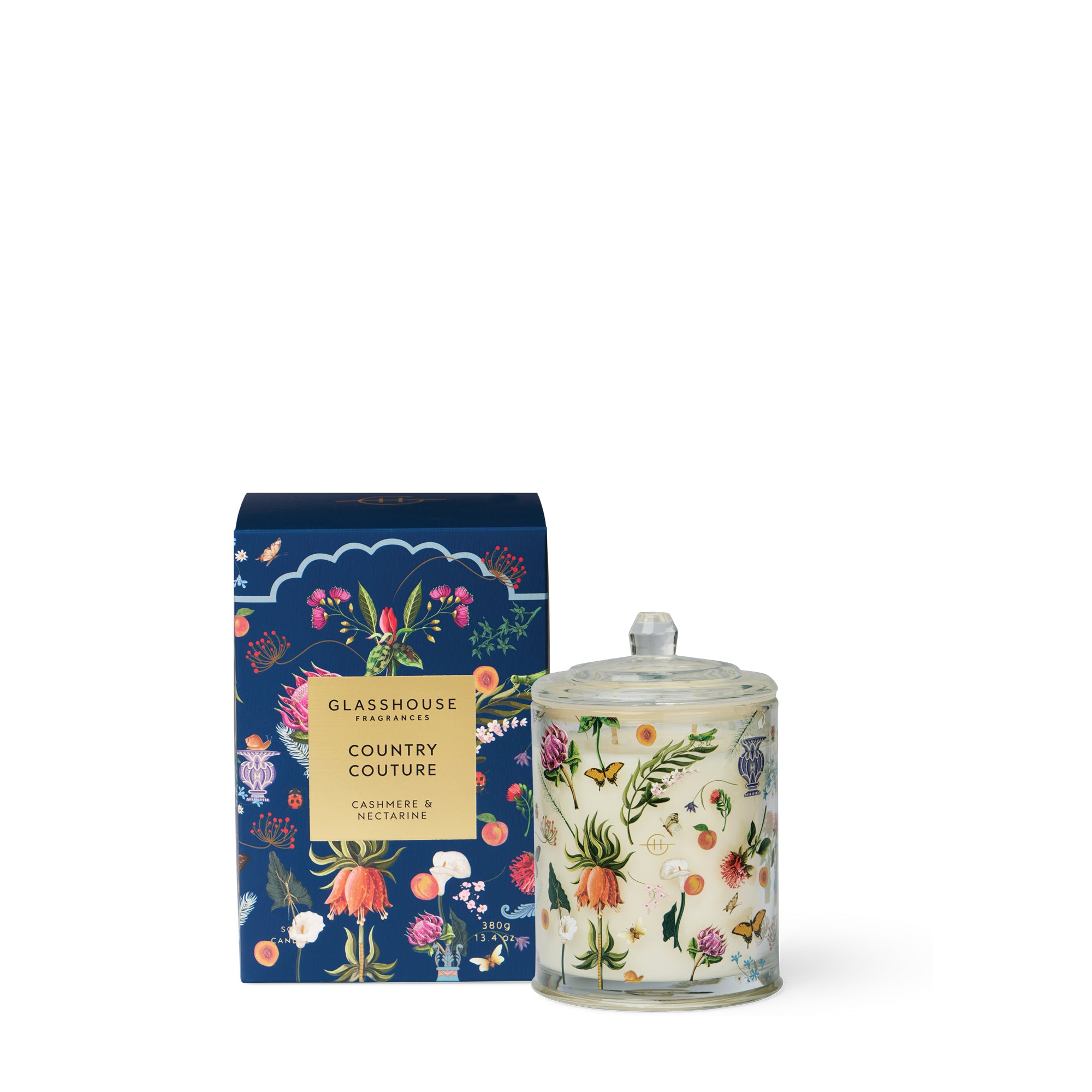 Glasshouse Fragrances COUNTRY COUTURE Candle 380g slider