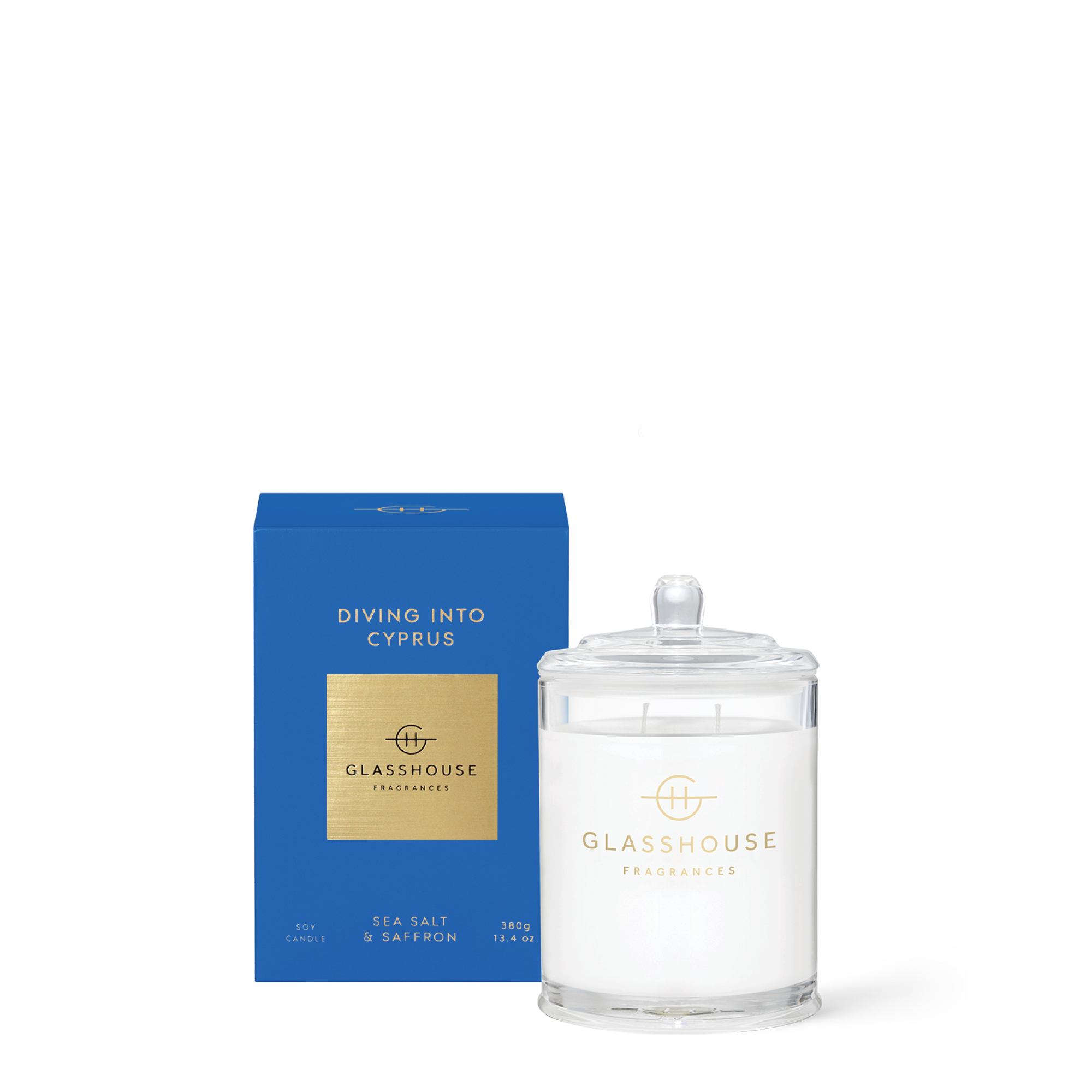 Glasshouse Fragrances DIVING INTO CYPRUS Candle 380g slider