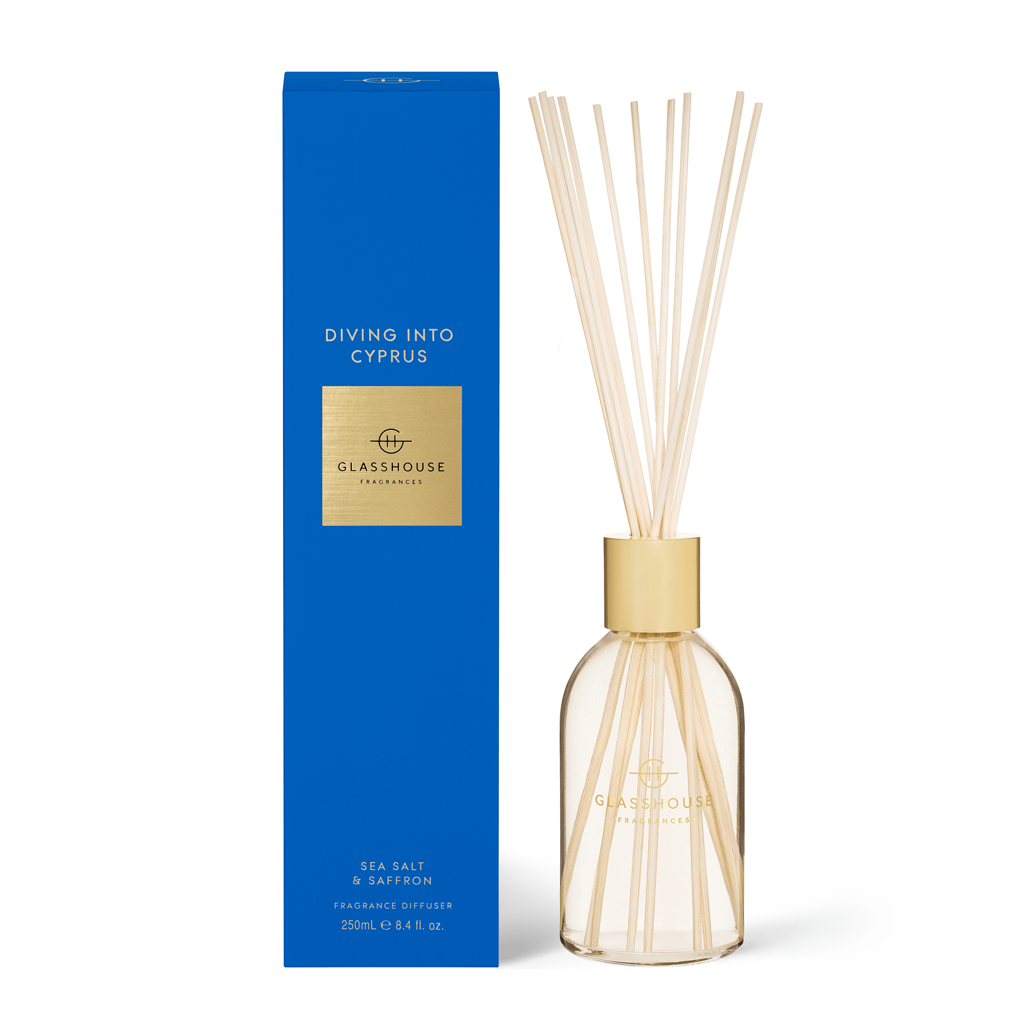 Glasshouse Fragrances DIVING INTO CYPRUS Diffuser 250ml slider