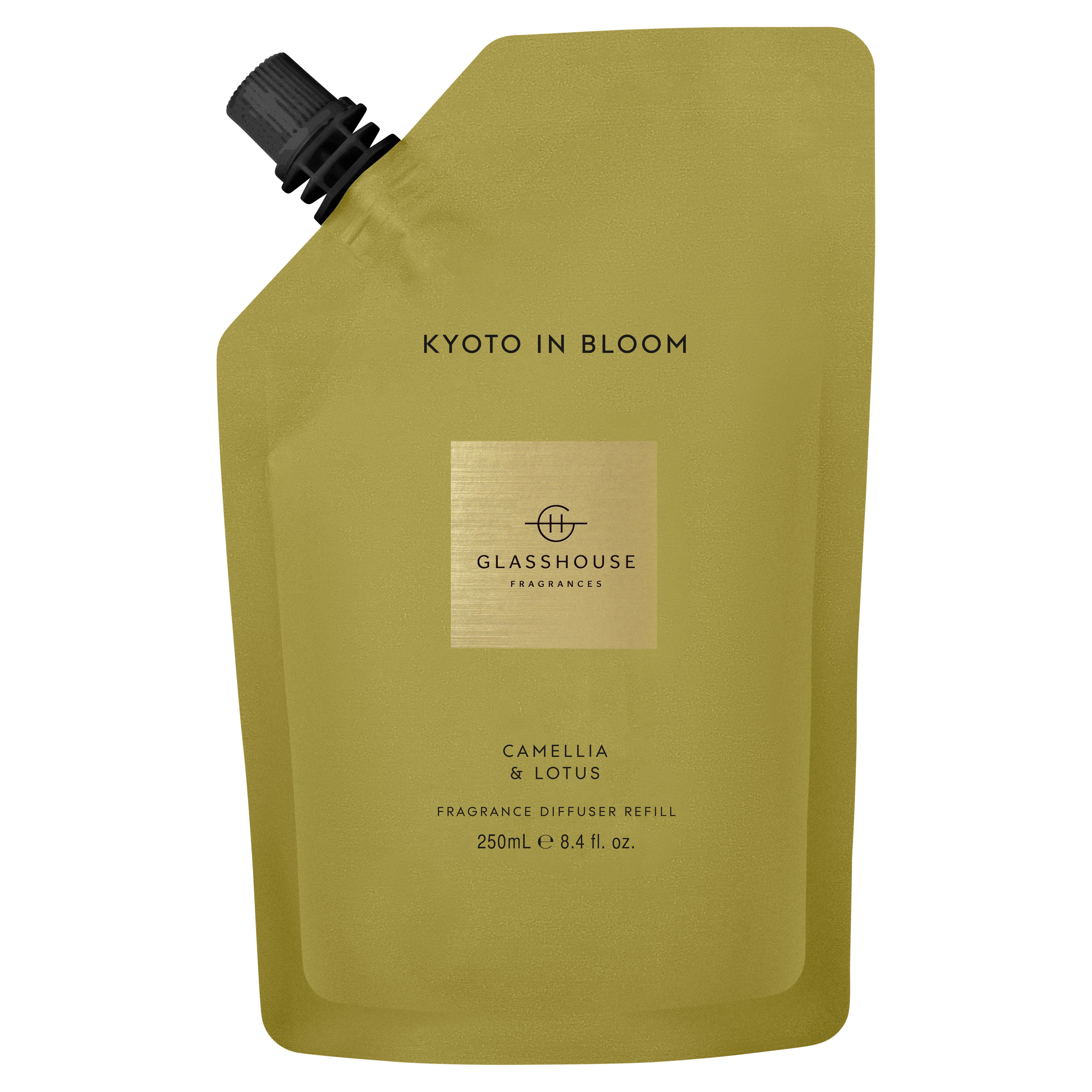 Glasshouse Fragrances Frangrances Diffuser Refill Pouch 250ml - KYOTO IN BLOOM slider